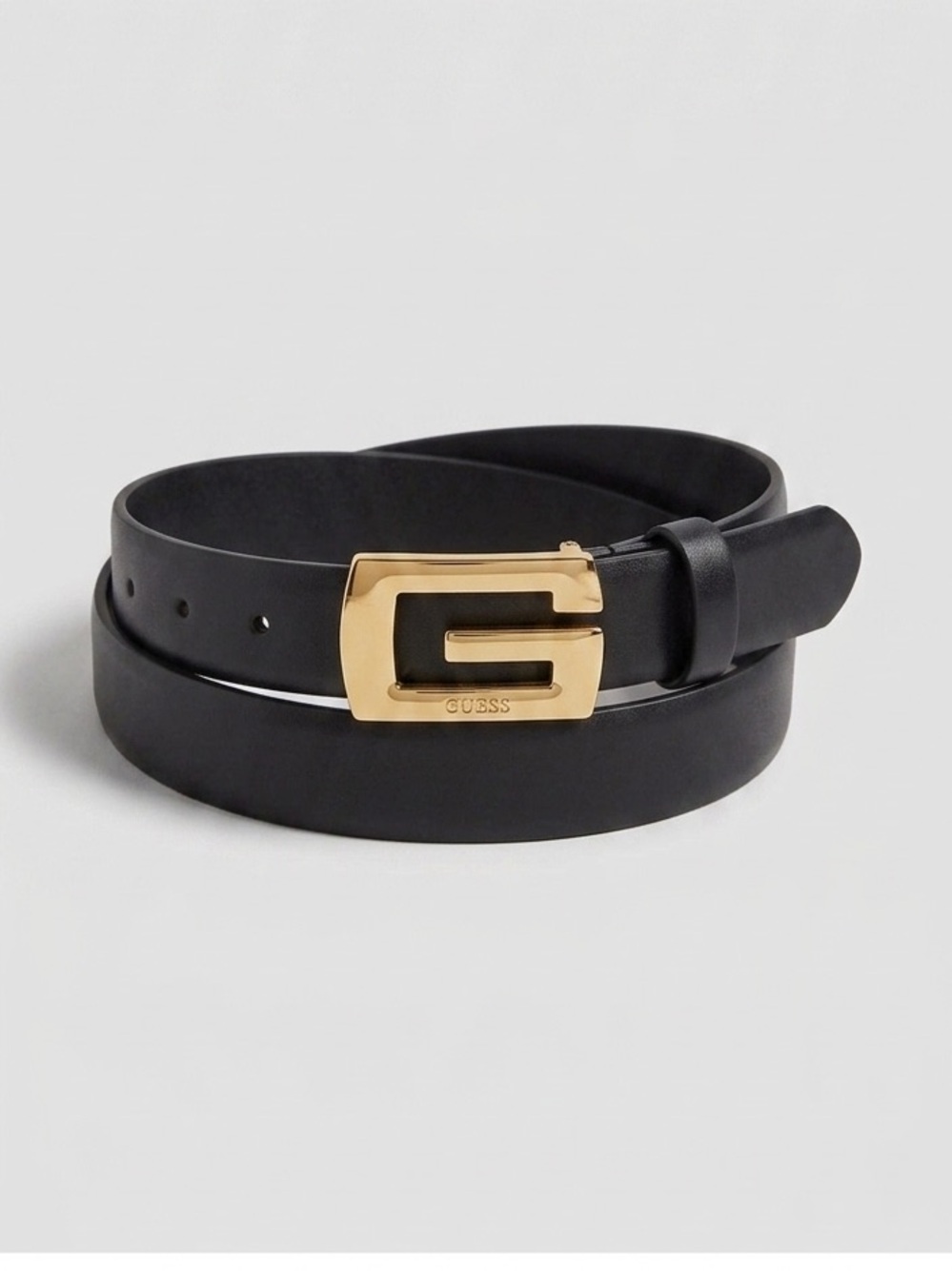 Guess Black Leather Belt XS/S